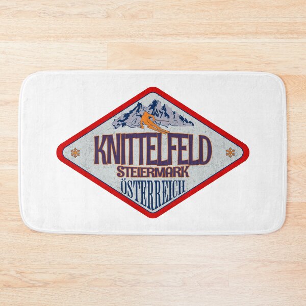 Item preview, Knittelfeld, Steiermark, Osterreich, Austria, Vintage skiing badge design designed and sold by Wanderful-roads.