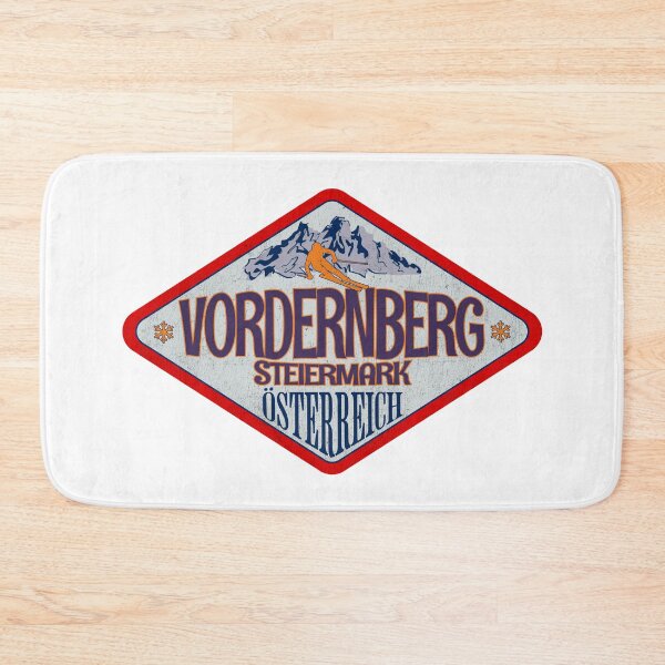Item preview, Vordernberg, Steiermark, Osterreich, Austria, Vintage skiing badge design designed and sold by Wanderful-roads.