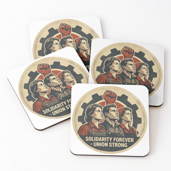 Item preview, Solidarity Forever - Union Strong Vintage Propaganda Art designed and sold by LexKYart.