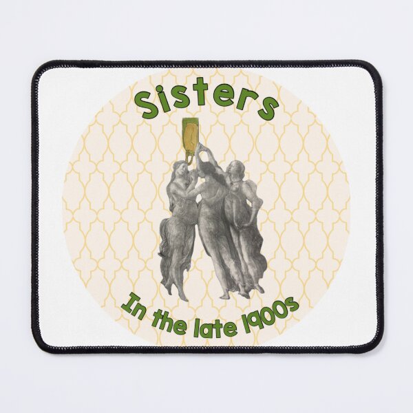 Item preview, Sisters in the late 1900s The Telephone Call Digital Collage designed and sold by Licorice Moon.