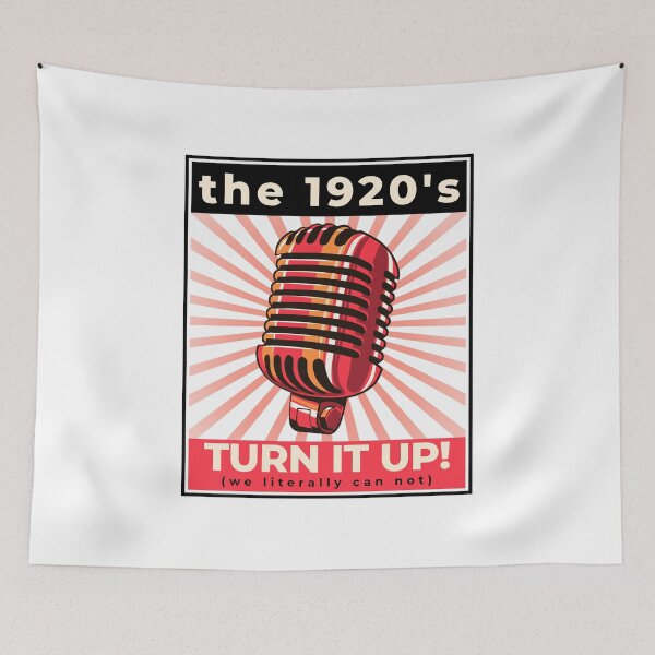 Item preview, The 1920s Turn It Up T-Shirt designed and sold by BdawgsFactory.