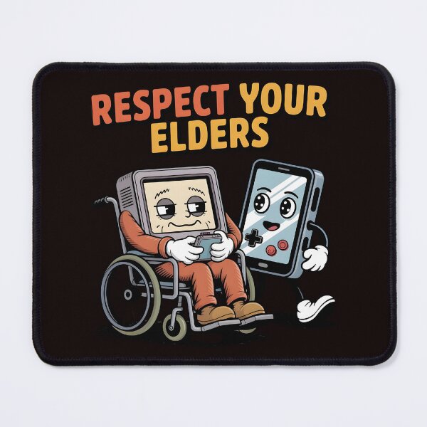 Item preview, Respect Your Elders Gaming Control Retro – Funny Retro Gaming Quote designed and sold by Redgiant87x.