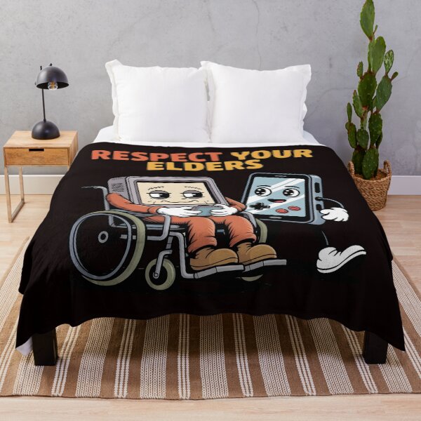 Item preview, Respect Your Elders Gaming Control Retro – Funny Retro Gaming Quote designed and sold by Redgiant87x.