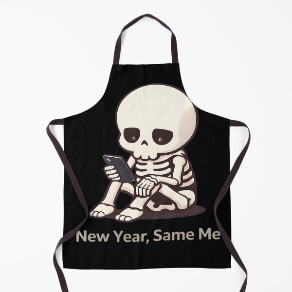 Item preview, New Year, Same Me – Skeleton designed and sold by PlainHive.