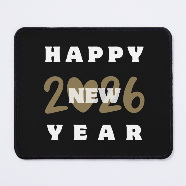 Item preview, 2026 New Year Heart Design – Minimal Happy New Year 2026 Typography designed and sold by glowtrendz.