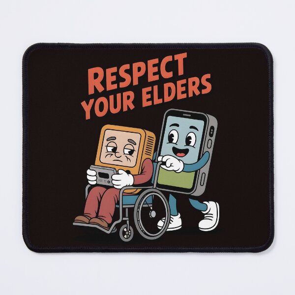 Item preview, Respect Your Elders Gaming Control Retro – Old School Gamer Design designed and sold by Redgiant87x.