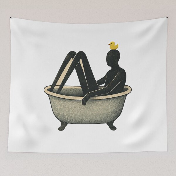 Item preview, Quiet Thoughts In Bathtub designed and sold by Zarqelion.