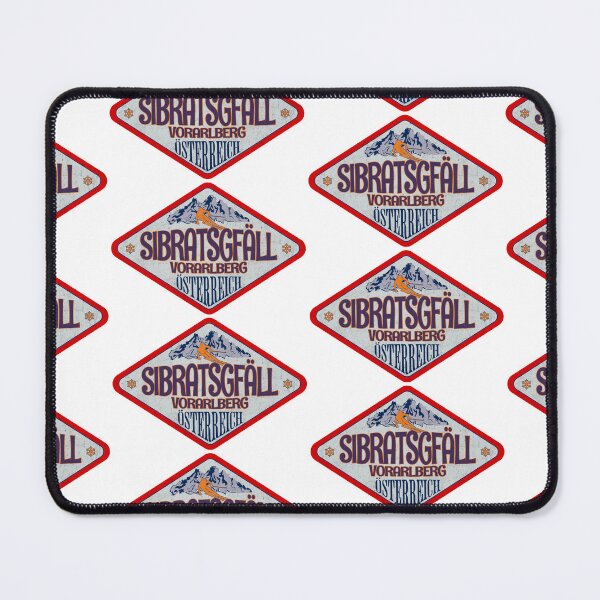 Item preview, Sibratsgfäll, Vorarlberg, Osterreich, Austria, Vintage skiing badge design designed and sold by Wanderful-roads.