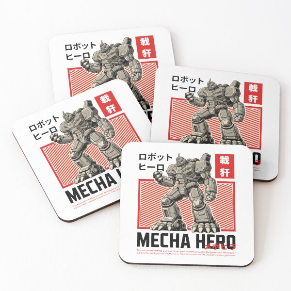 Item preview, Mecha Hero Robotic Guardian — Retro Japanese Sci-Fi Anime Illustration designed and sold by Colorful-Garden.