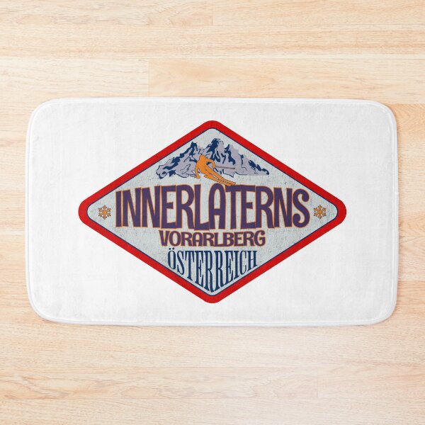 Item preview, Innerlaterns, Vorarlberg, Osterreich, Austria, Vintage skiing badge design designed and sold by Wanderful-roads.