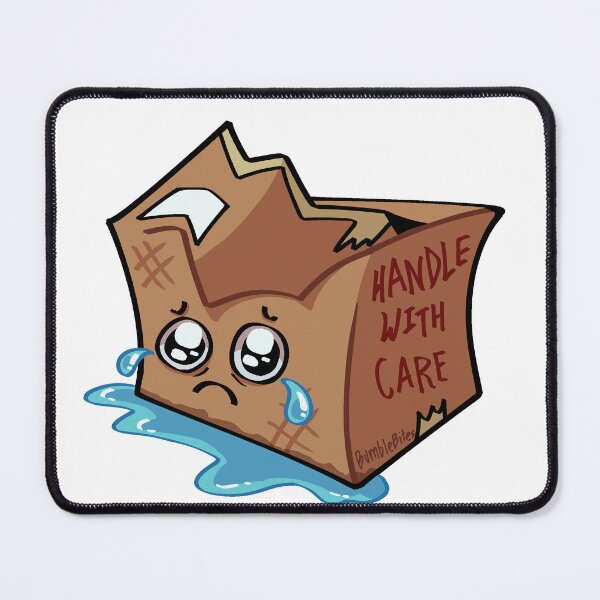 Item preview, Handle With Care - Sad Funny Box designed and sold by BumbleBites.