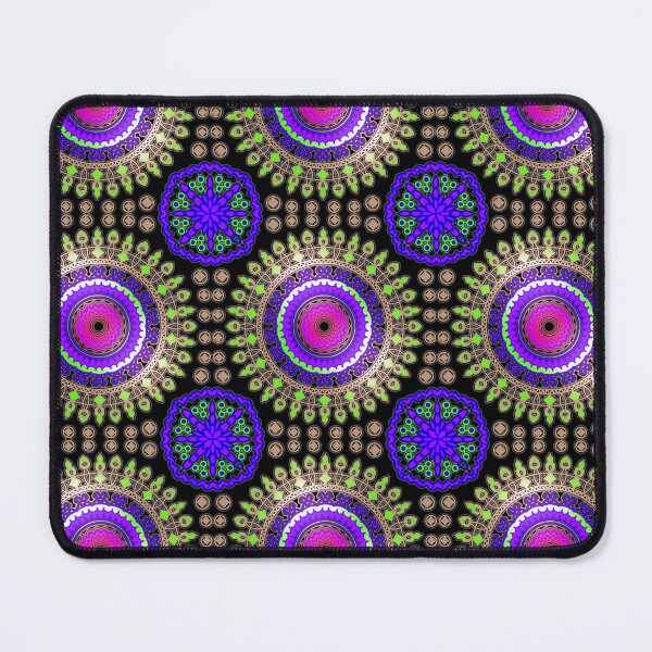 Item preview, "Vibrant Mandala with Floral Rings and Diamond Accents" designed and sold by nighttime1990.