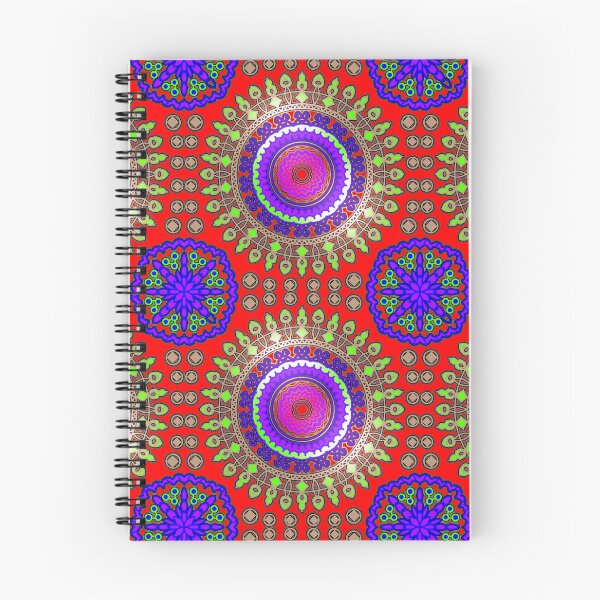 Item preview, "Vibrant Mandala with Floral Rings and Diamond Accents" designed and sold by nighttime1990.