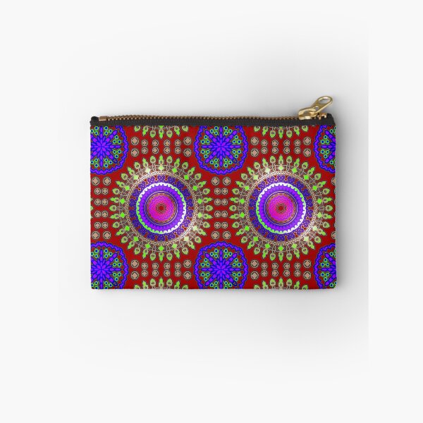 Item preview, "Vibrant Mandala with Floral Rings and Diamond Accents" designed and sold by nighttime1990.