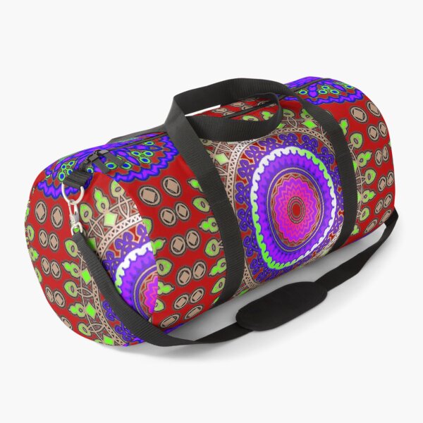Item preview, "Vibrant Mandala with Floral Rings and Diamond Accents" designed and sold by nighttime1990.