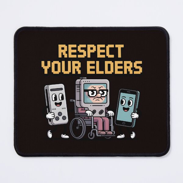 Item preview, Respect Your Elders Gaming Control Retro – 80s 90s Gaming Nostalgia designed and sold by Redgiant87x.