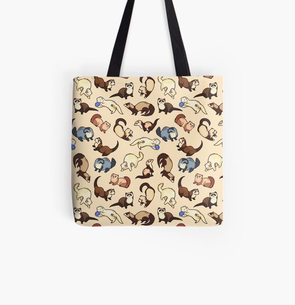 serpientes gato Bolsa estampada de tela