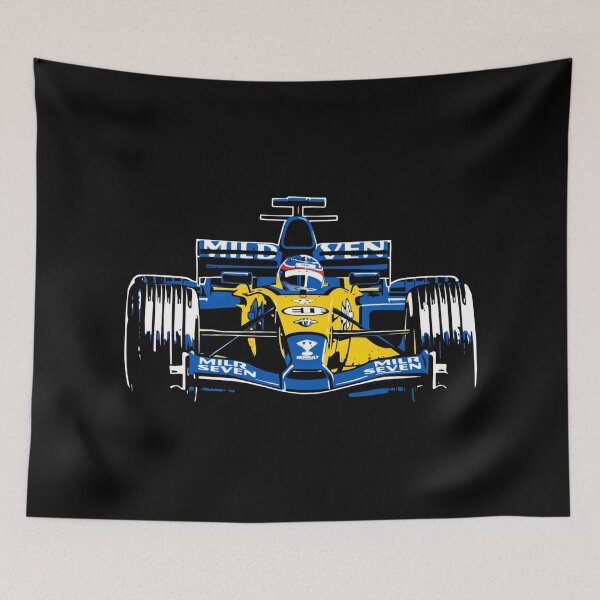 Item preview, Fernando Alonso Mild Seven Illustration designed and sold by TheArtOfCar.