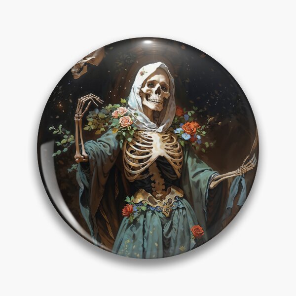 Item preview, Santisima Muerte in Green Dress designed and sold by AliceWhiteDF.