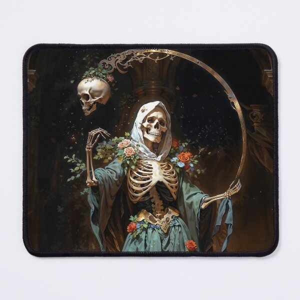 Item preview, Santisima Muerte in Green Dress designed and sold by AliceWhiteDF.