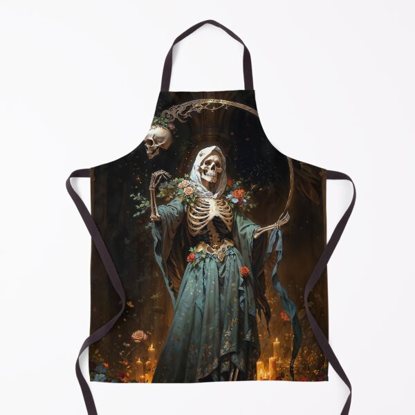 Item preview, Santisima Muerte in Green Dress designed and sold by AliceWhiteDF.