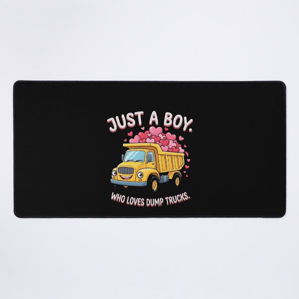 Item preview, Just A Boy Who Loves Dump Trucks Valentine's Day designed and sold by SofenArt.