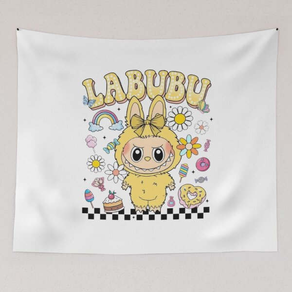 Item preview, Labubu Cute Kawaii Character – Sweet Cartoon Bunny Girl Illustration designed and sold by MeowLoka ⭐⭐⭐⭐.