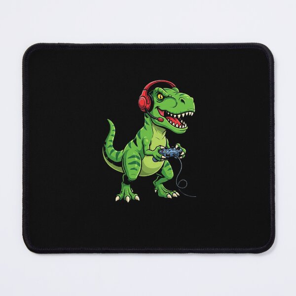 Item preview, T Rex Gamer Dinosaur Playing Video Games designed and sold by SofenArt.