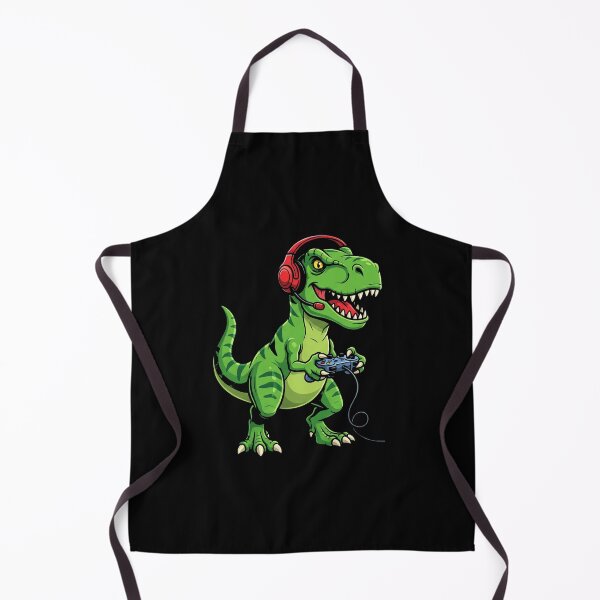 Item preview, T Rex Gamer Dinosaur Playing Video Games designed and sold by SofenArt.