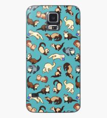 cat snakes in blue Case/Skin for Samsung Galaxy