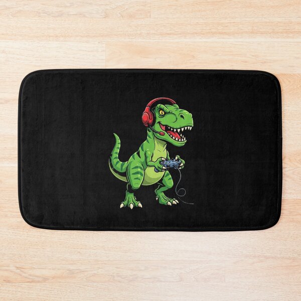 Item preview, T Rex Gamer Dinosaur Playing Video Games designed and sold by SofenArt.