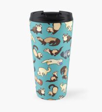 Katzenschlangen in blau Thermobecher