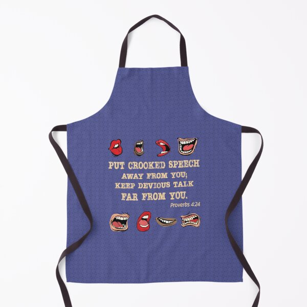 Item preview, Crooked Speech. Proverbs 4:24. designed and sold by UltraQuirky.