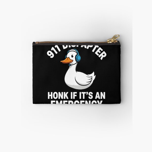 Item preview, Funny 911 Dispatcher Duck Honk If Its An Emergency Art designed and sold by DrawHandArt.