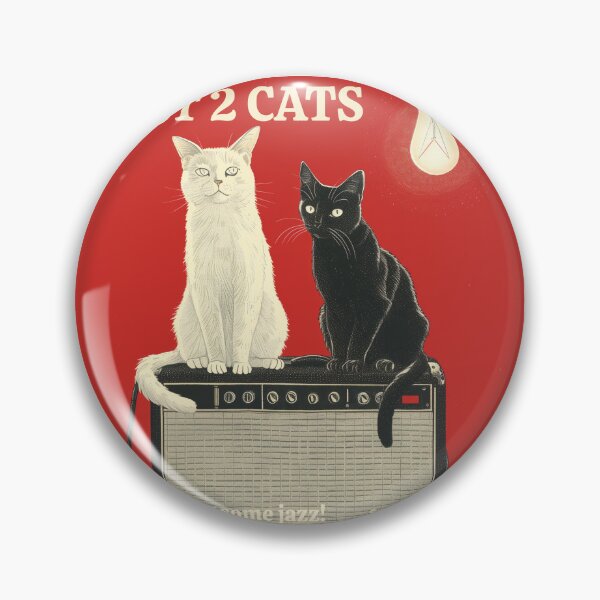 Item preview, Just 2 Cats Ready To Play Some Jazz T-shirt designed and sold by BdawgsFactory.