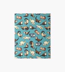 Lámina de exposición serpientes gato en azul