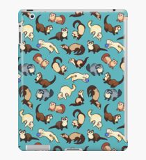 cat snakes in blue iPad Case/Skin