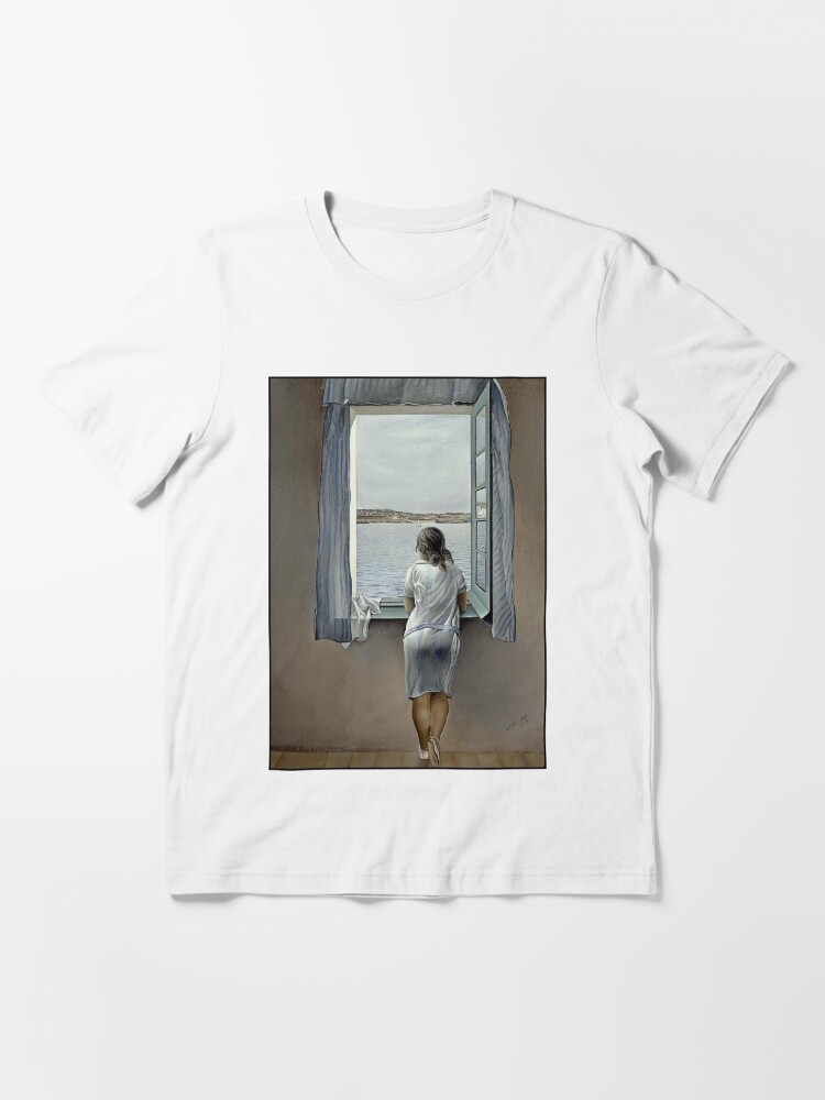 WOMAN IN THE WINDOW : Vintage 1925 Painting Print