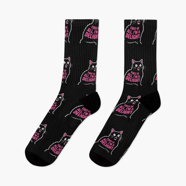 Item preview, First Of All, I'm A Delight Cat Humor designed and sold by SofenArt.