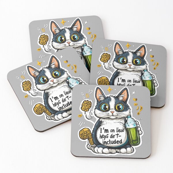 Item preview, This Cat Is on a Liquid Diet designed and sold by Kat's Design Hub.