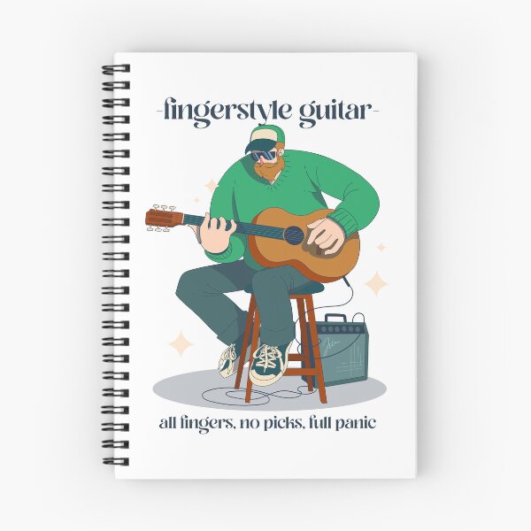 Item preview, Fingerstyle Guitar T-shirt designed and sold by BdawgsFactory.