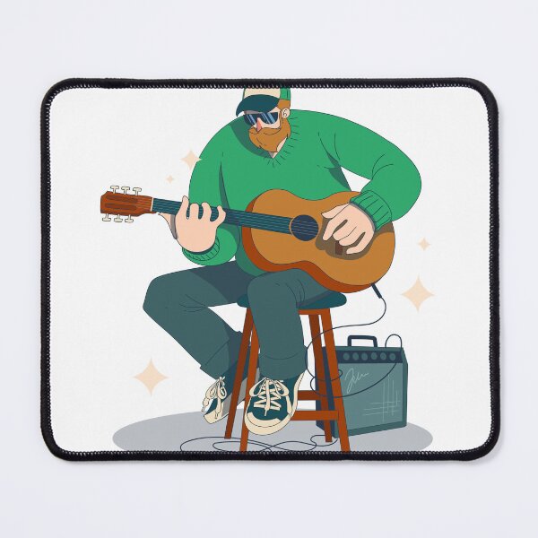 Item preview, Fingerstyle Guitar T-shirt designed and sold by BdawgsFactory.