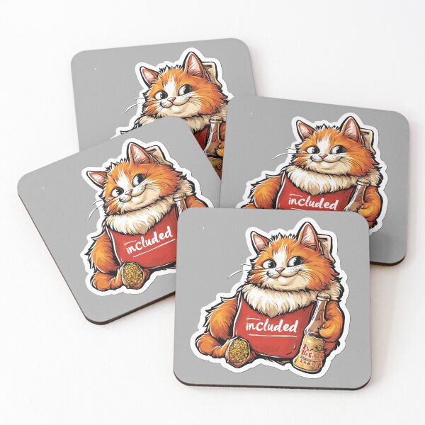 Item preview, Liquid Diet Cat with Beer designed and sold by Kat's Design Hub.