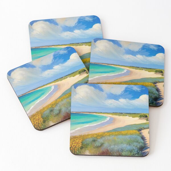 Item preview, Peaceful Summer Bay designed and sold by Undersea Ai Art.