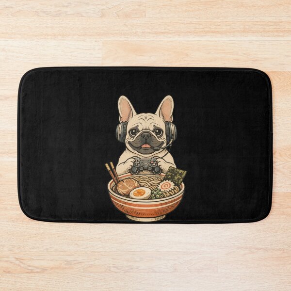 Item preview, Ramen Gamer French Bulldog Funny Video Game designed and sold by SofenArt.