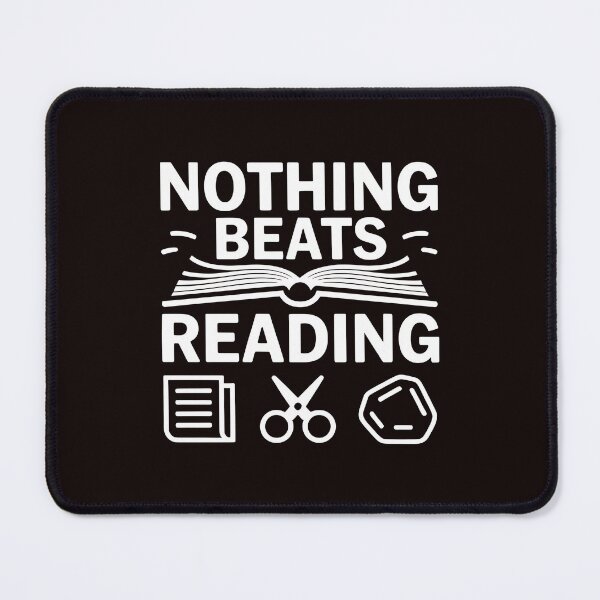 Item preview, Nothing Beats Reading Rock Paper Scissors – Reading Teacher Joke designed and sold by Redgiant87x.