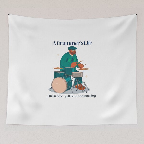 Item preview, A Drummer's Life T-shirt designed and sold by BdawgsFactory.