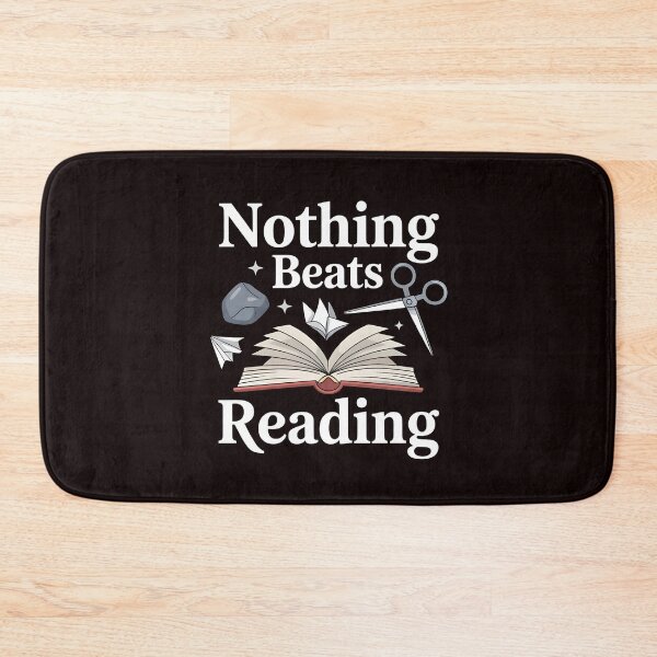 Item preview, Nothing Beats Reading Rock Paper Scissors – Librarian Approved Humor designed and sold by Redgiant87x.