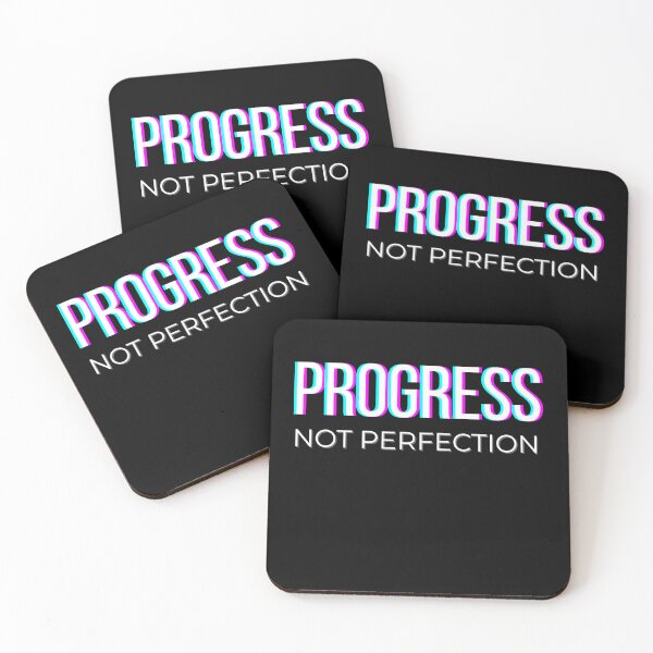 Item preview, Progress Not Perfection–Gym Motivation Workout Quote designed and sold by iane03.