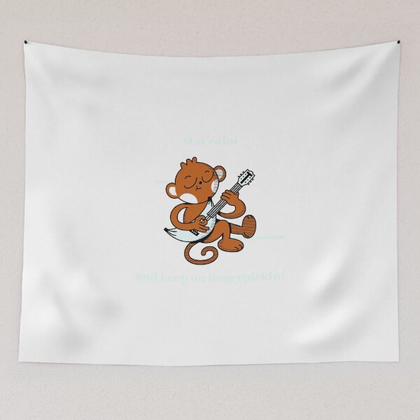 Item preview, Stay Calm and Keep On Fingerpicking T-shirt designed and sold by BdawgsFactory.